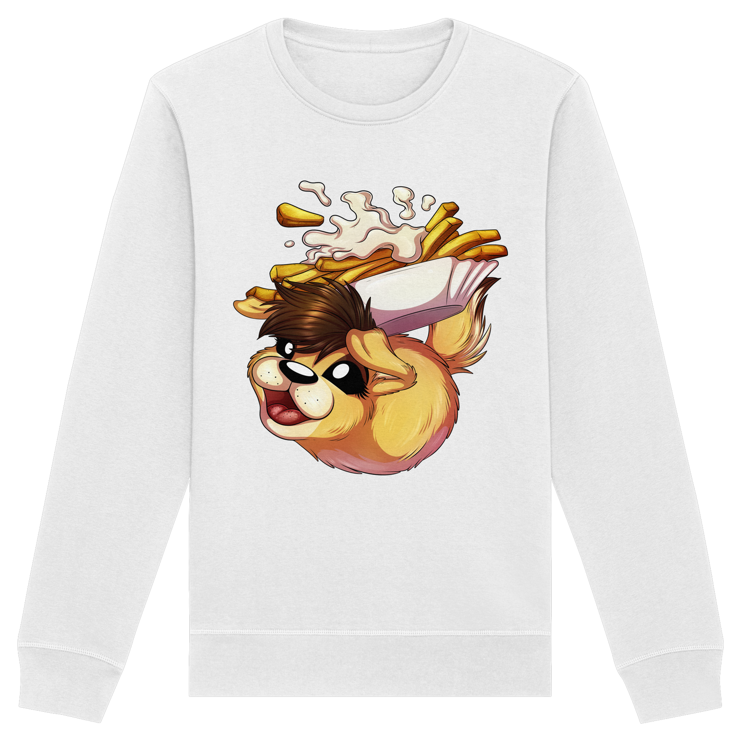 LupiArts Happy - Organic Basic Unisex Sweatshirt