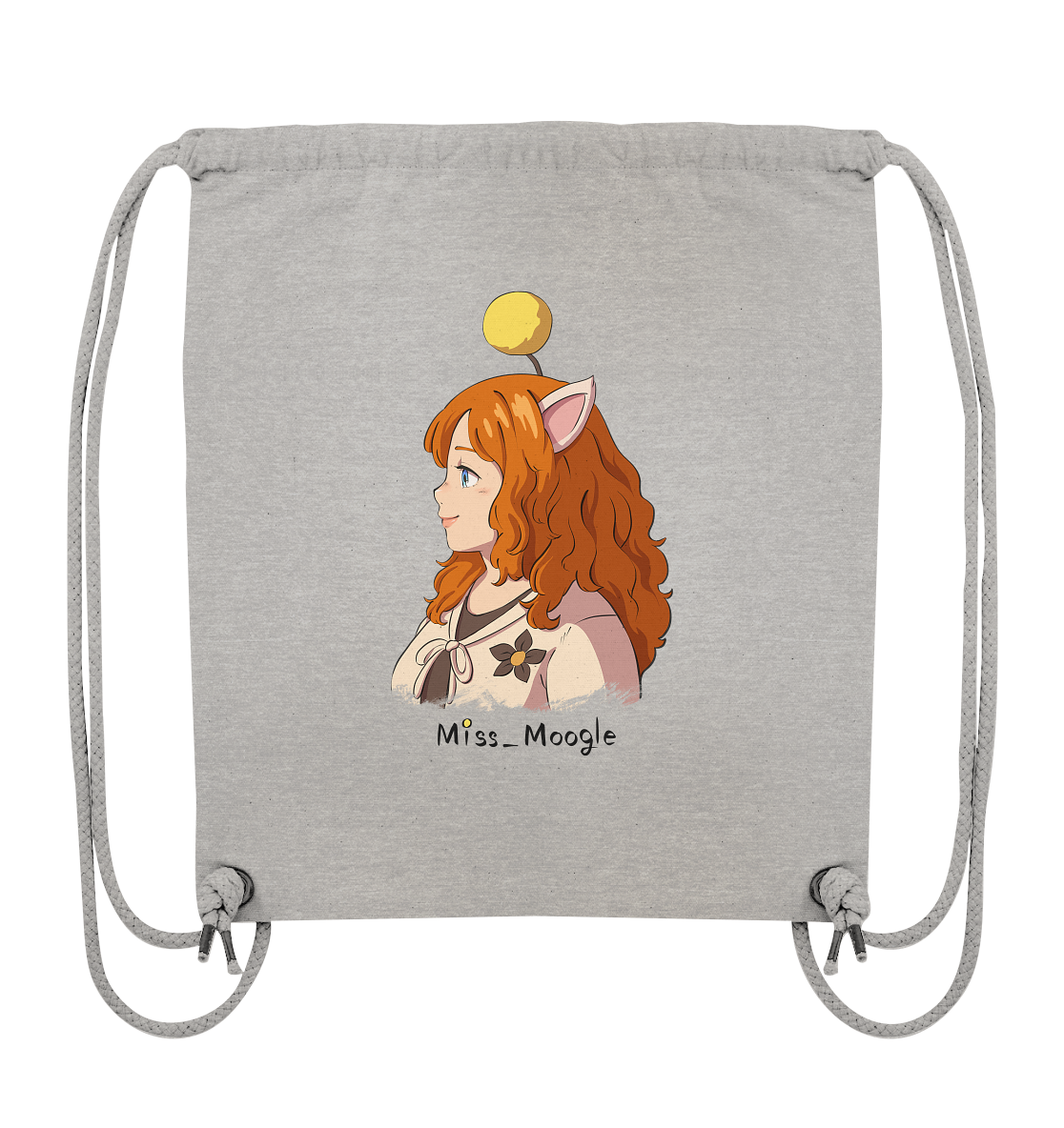 Miss_Moogle Logo colour - Organic Gym-Bag