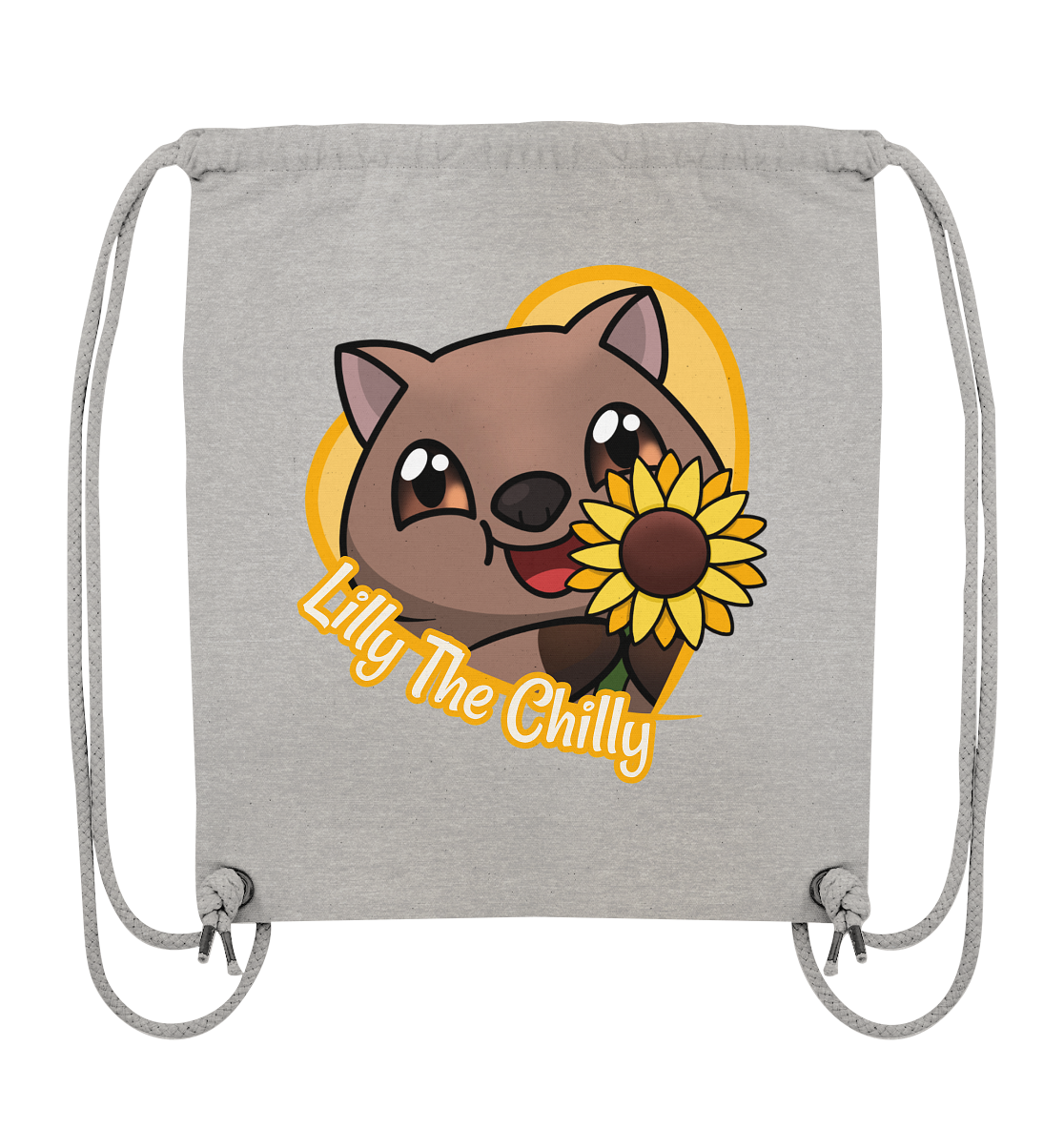 LillyTheChilly Flower - Organic Gym-Bag