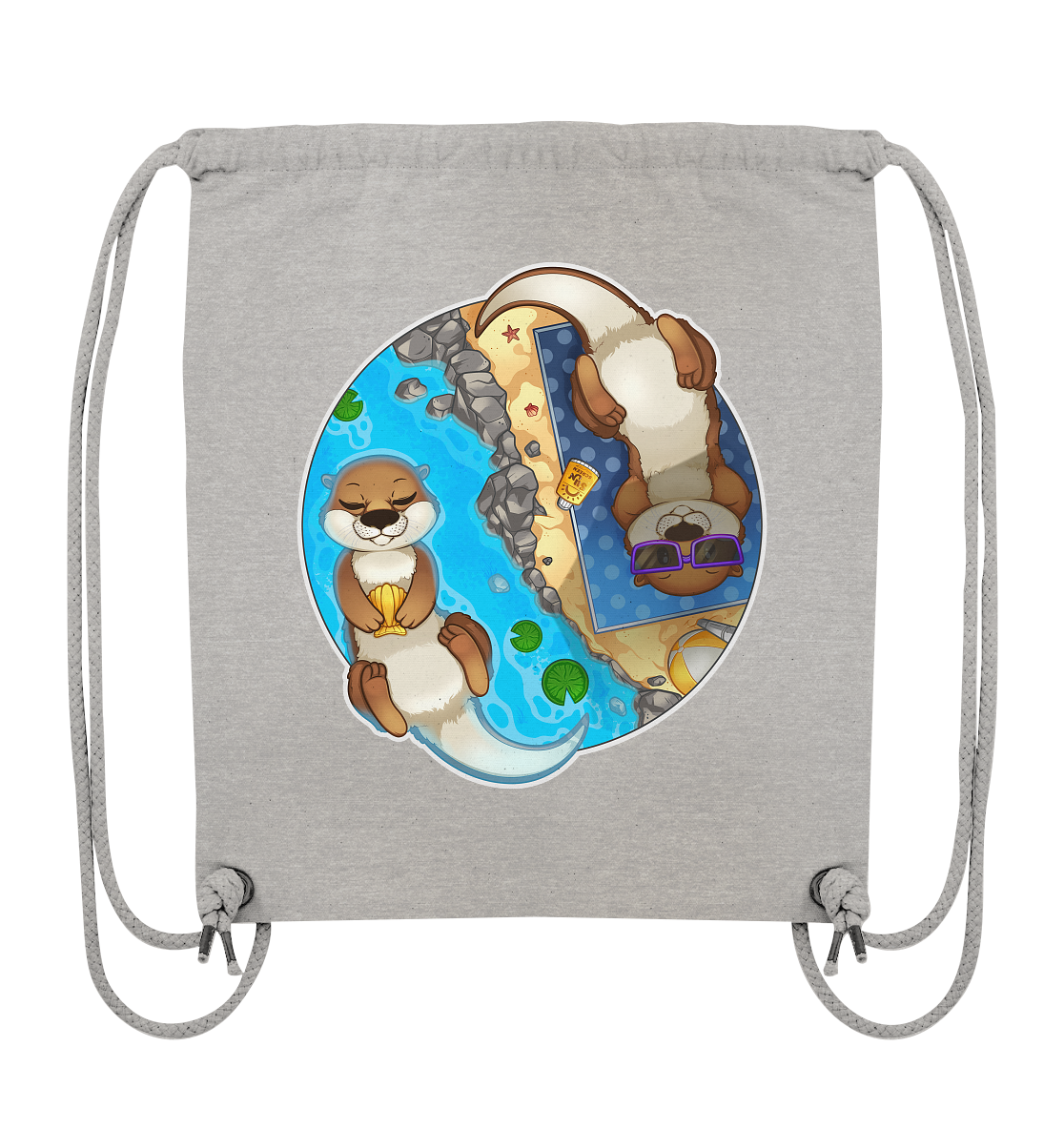 FeineKatze Otter - Organic Gym-Bag