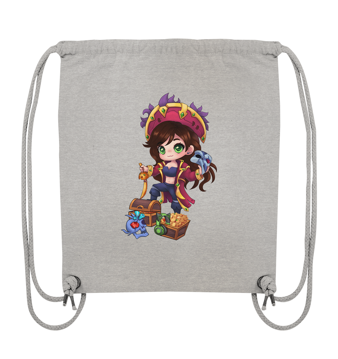 KykyNeko Pirat - Organic Gym-Bag