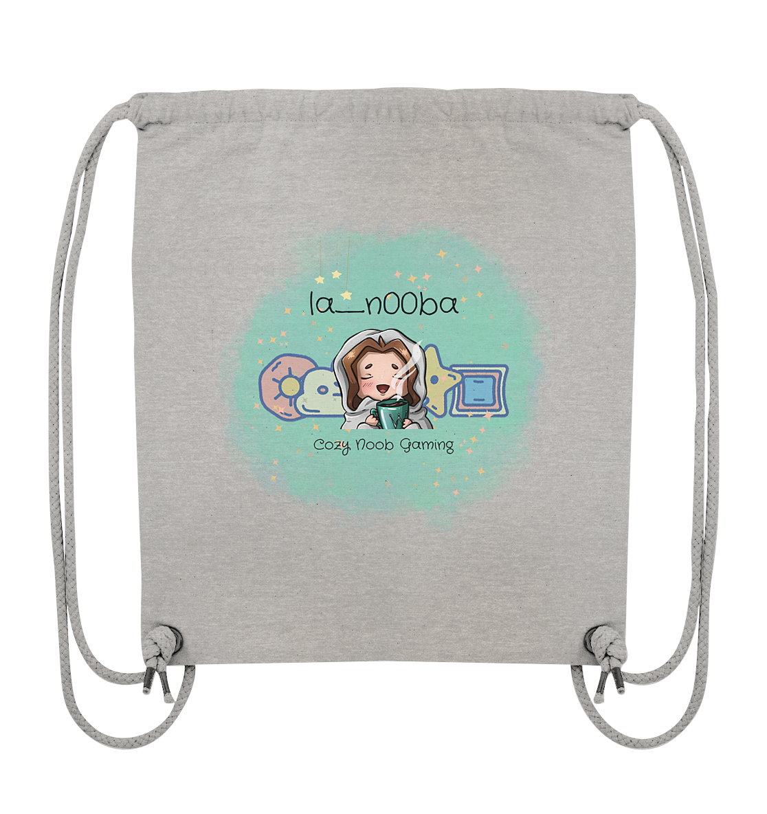 La_N00ba Logo - Organic Gym-Bag