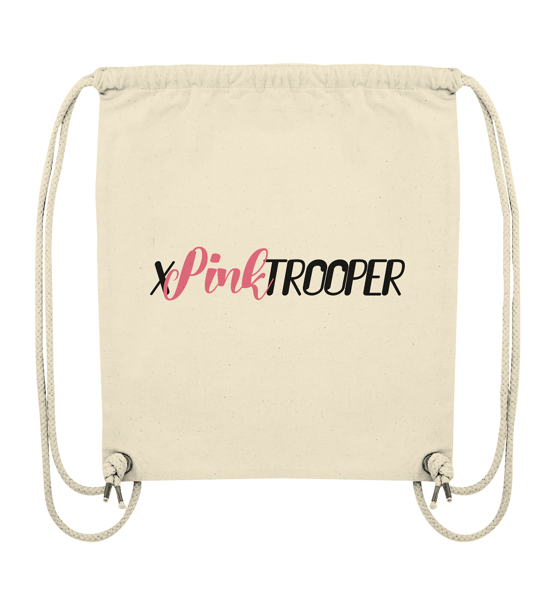 xPinkTrooper Logo - Organic Gym-Bag