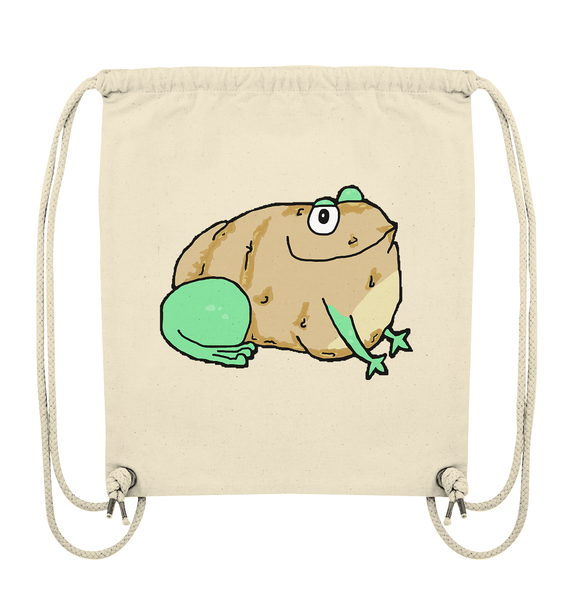 Aylana87 Kartoffelfrosch - Organic Gym-Bag
