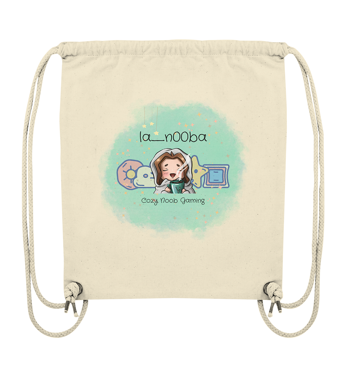 La_N00ba Logo - Organic Gym-Bag