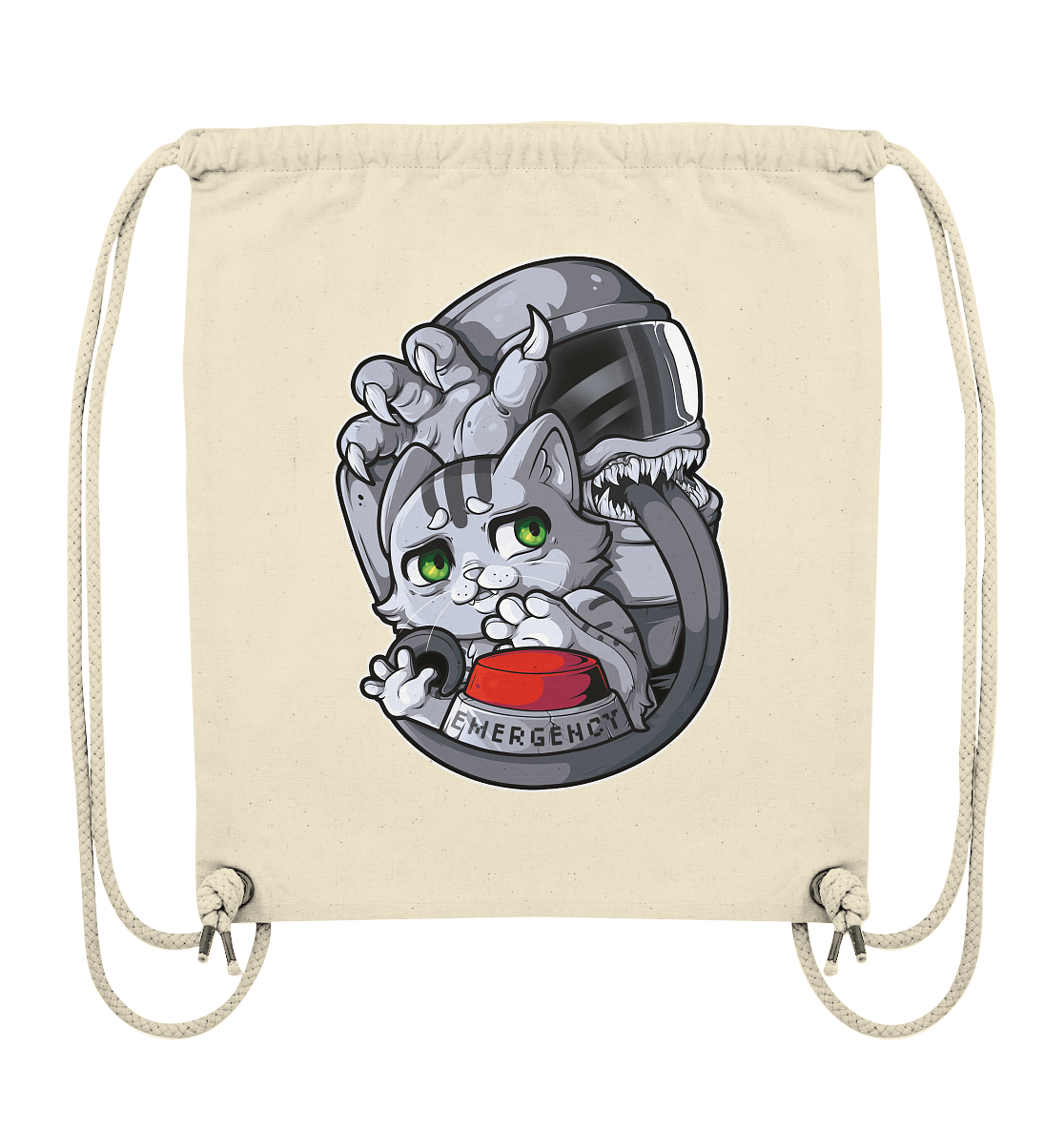FeineKatze Among Kopf - Organic Gym-Bag