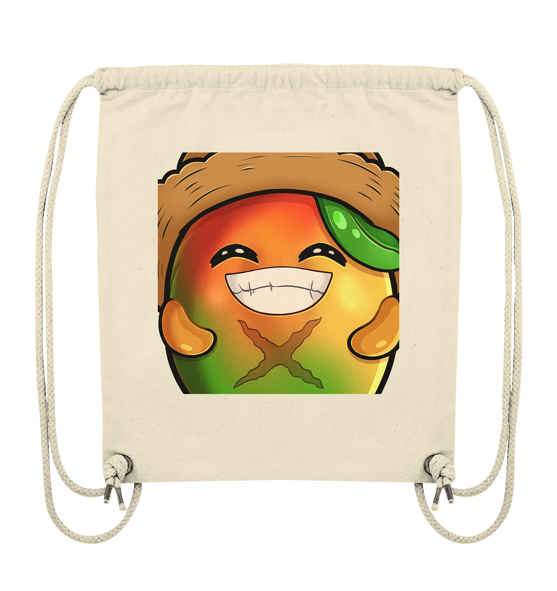 SurvivalMango Smile - Organic Gym-Bag