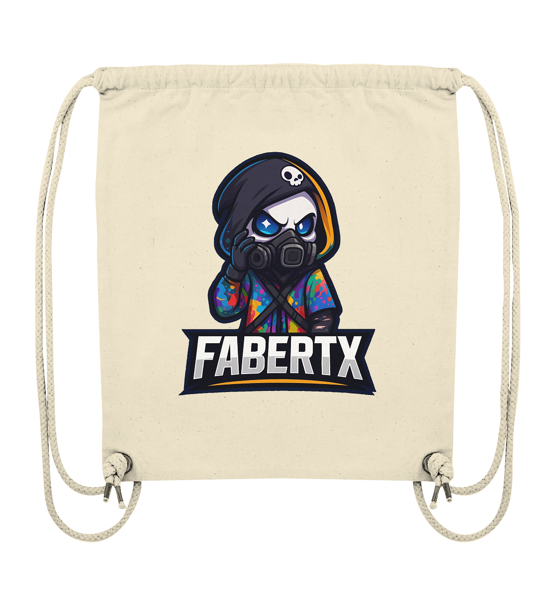 Fabertx Logo - Organic Gym-Bag