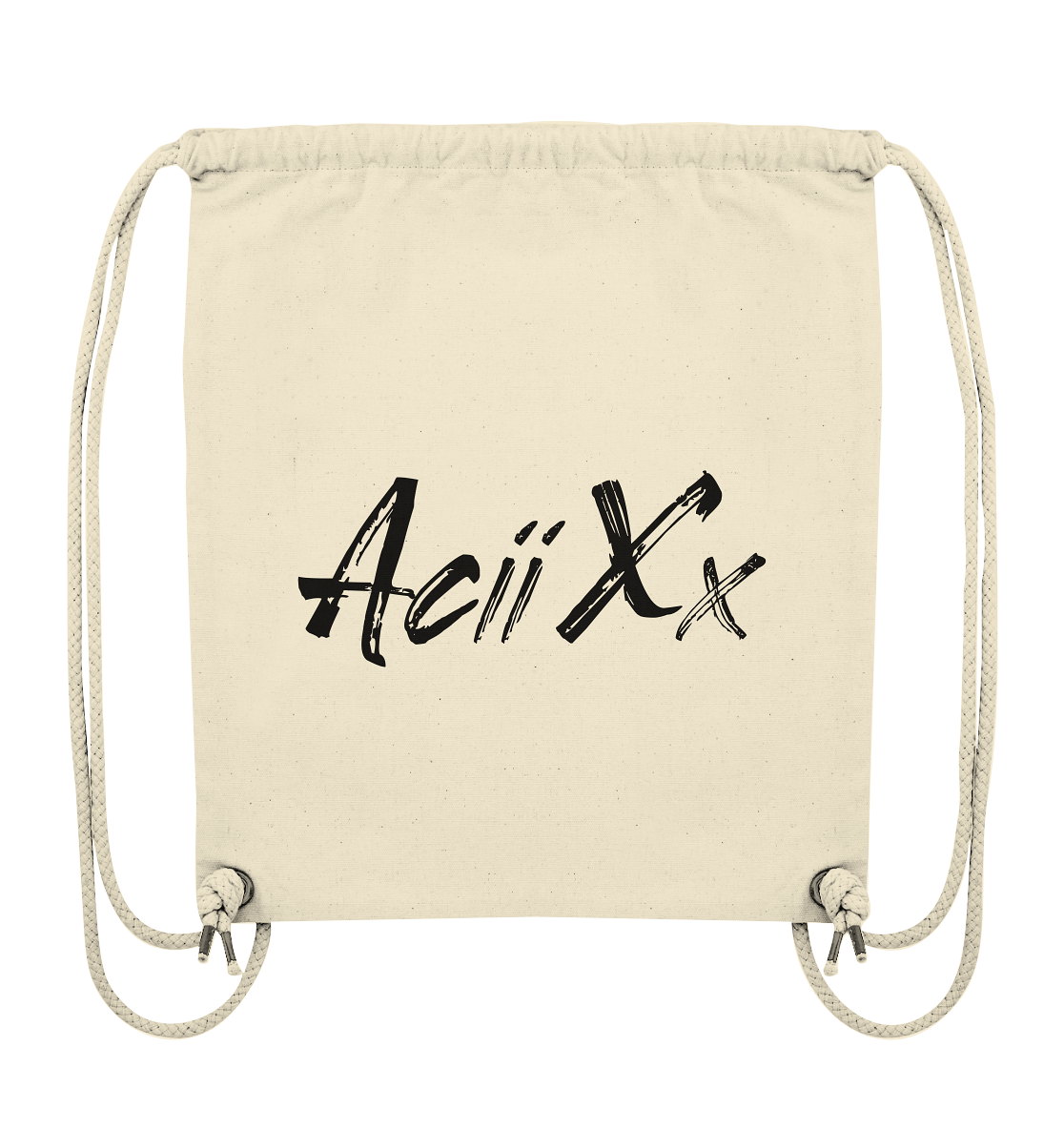 AciiXx Brushlogo - Organic Gym-Bag