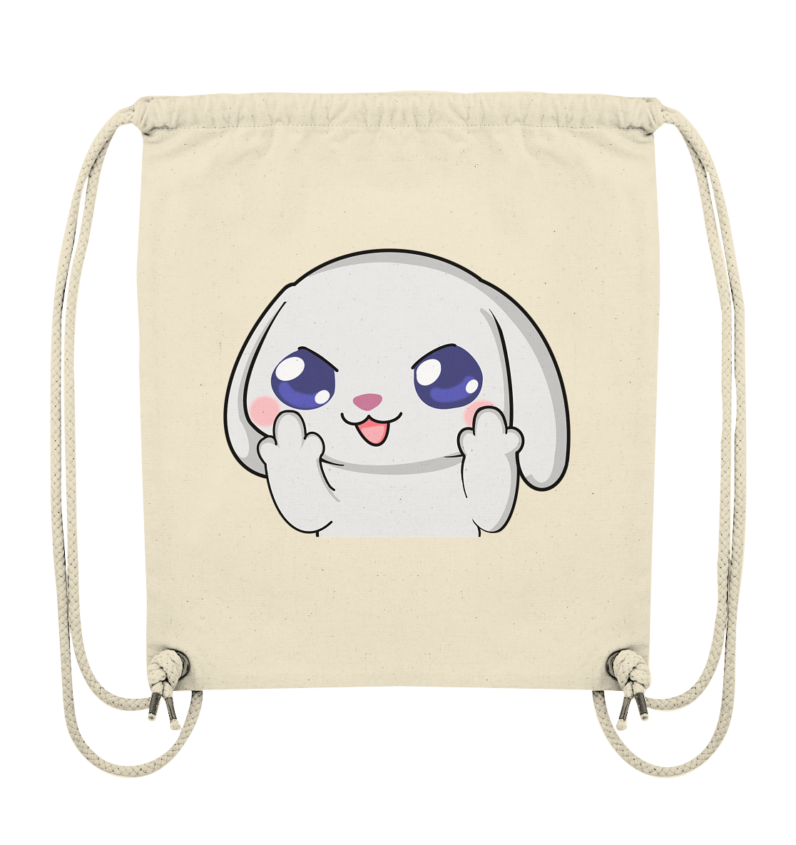 HuwJeffner MiddleFinger - Organic Gym-Bag