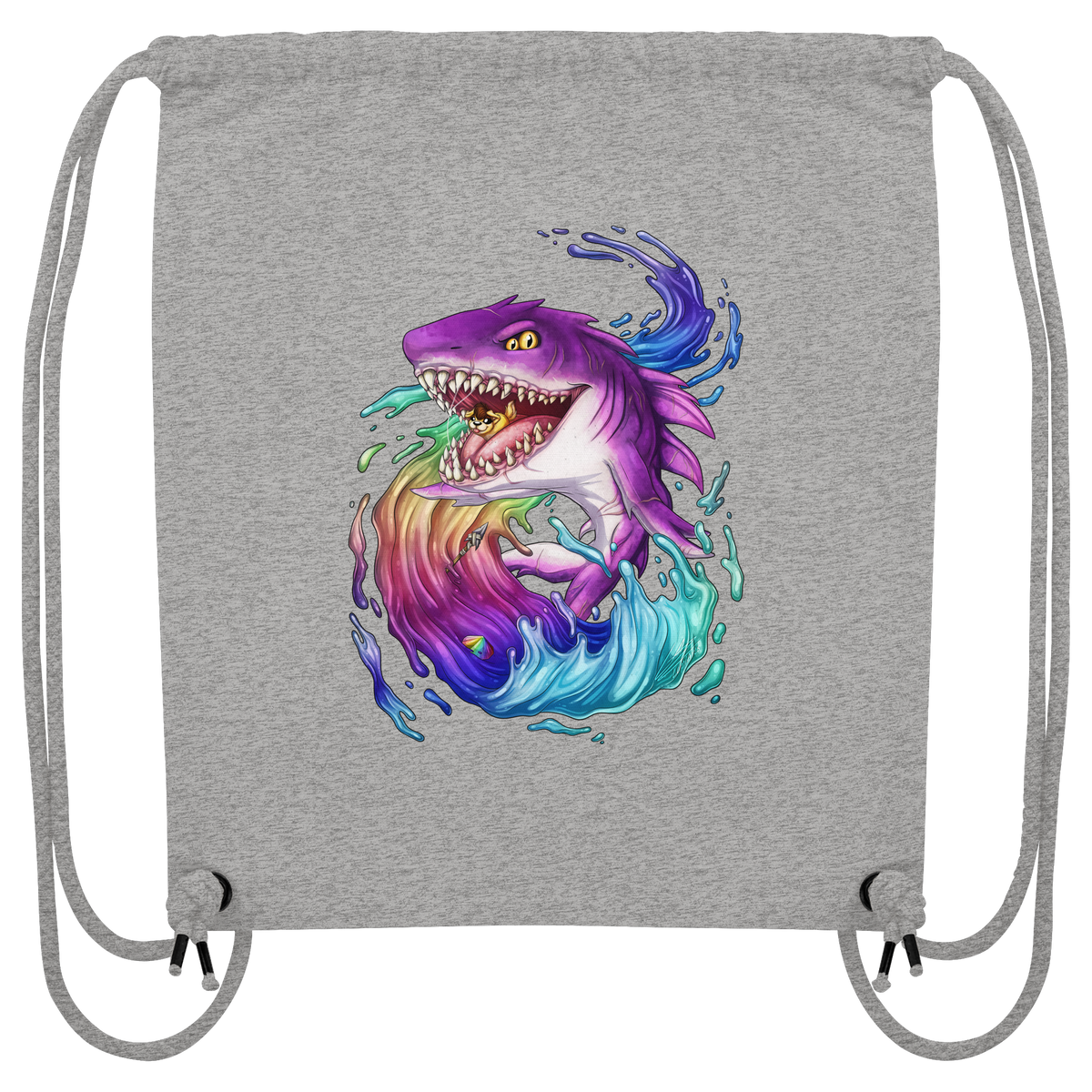 LupiArts Megalodon Crested - Organic Gym-Bag