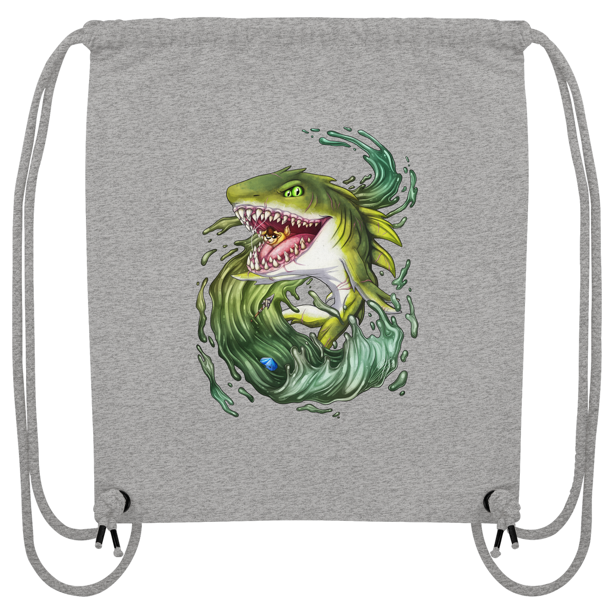 LupiArts Megalodon Ancient - Organic Gym-Bag