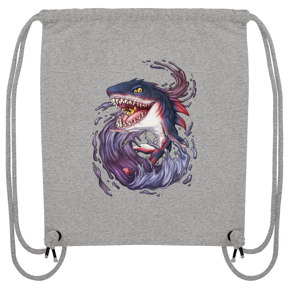LupiArts Megalodon Redmaw - Organic Gym-Bag