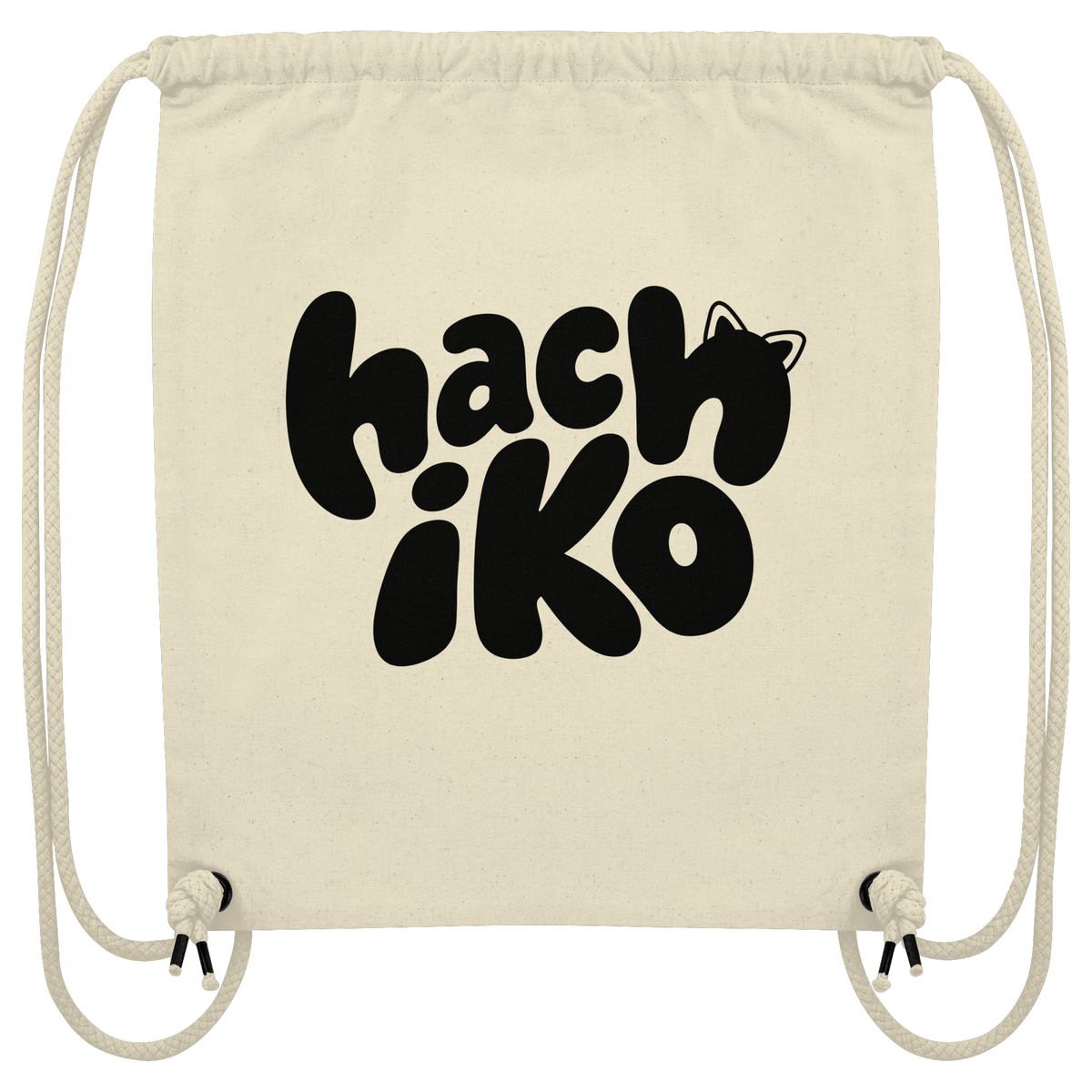 Hachiko Logo - Organic Gym-Bag