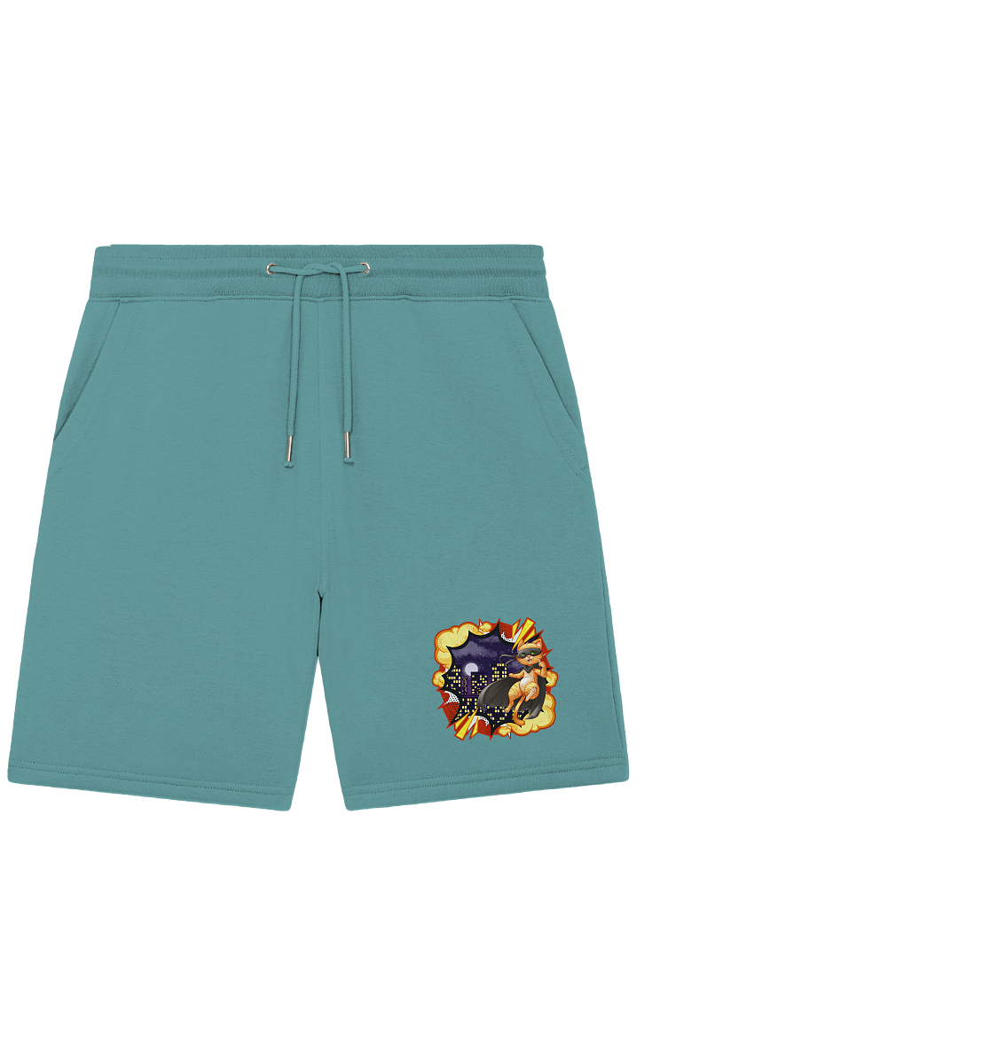 FeineKatze Hero Cat - Organic Jogger Shorts