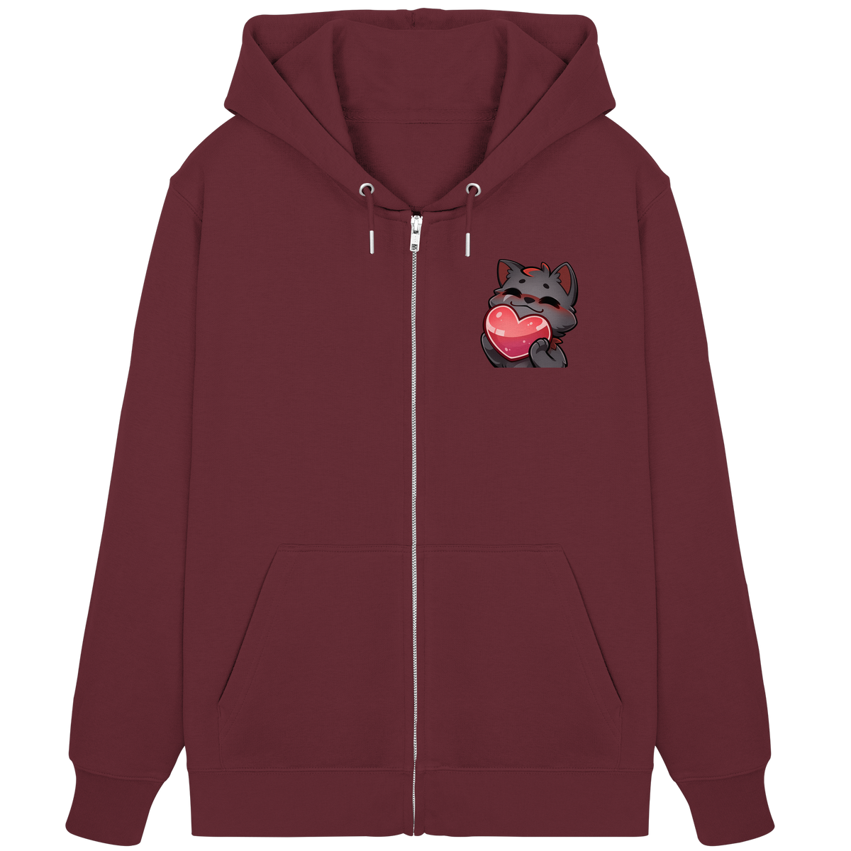 Blutwuff Heart - Organic Zipper