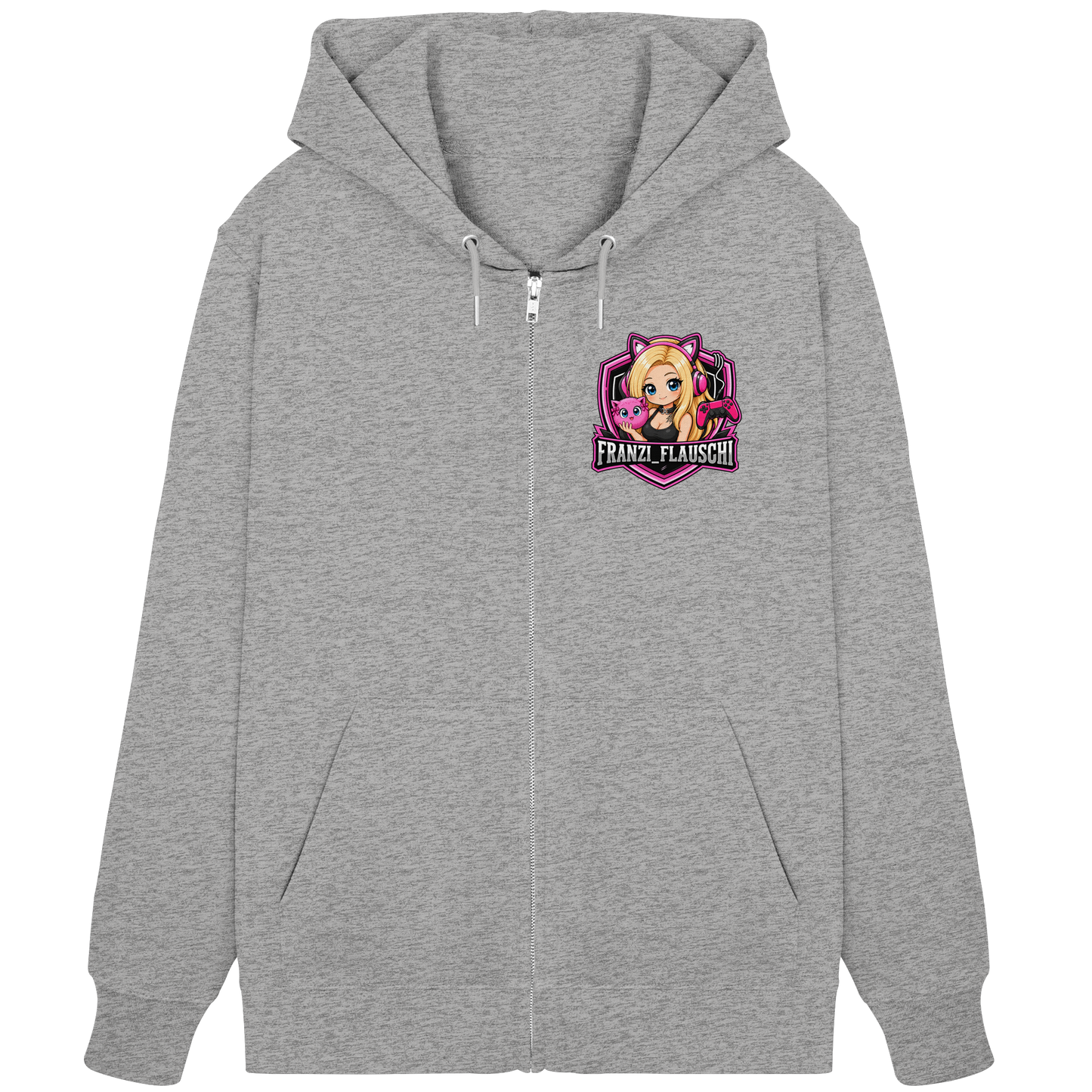 Franzi_Flauschi Logo - Organic Zipper