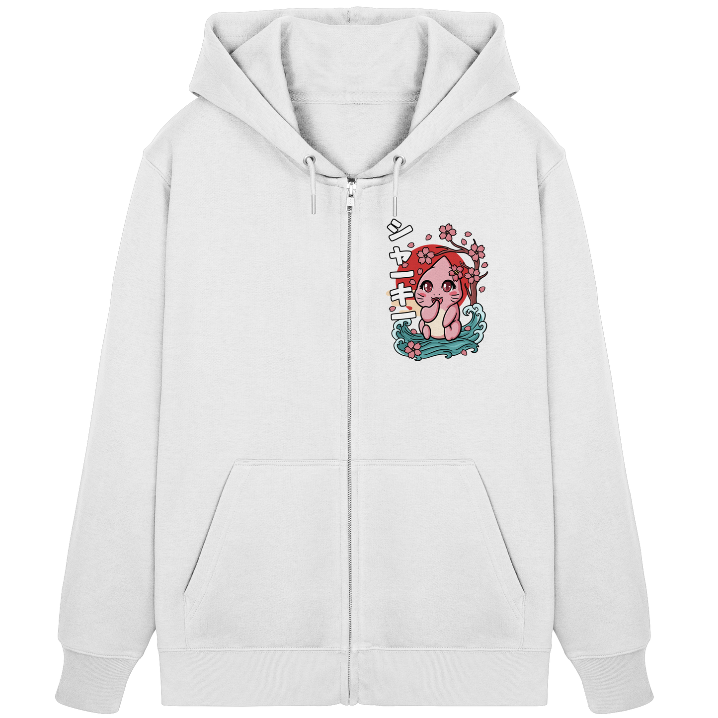 xMissSharkyx Kirschblüten - Organic Zipper