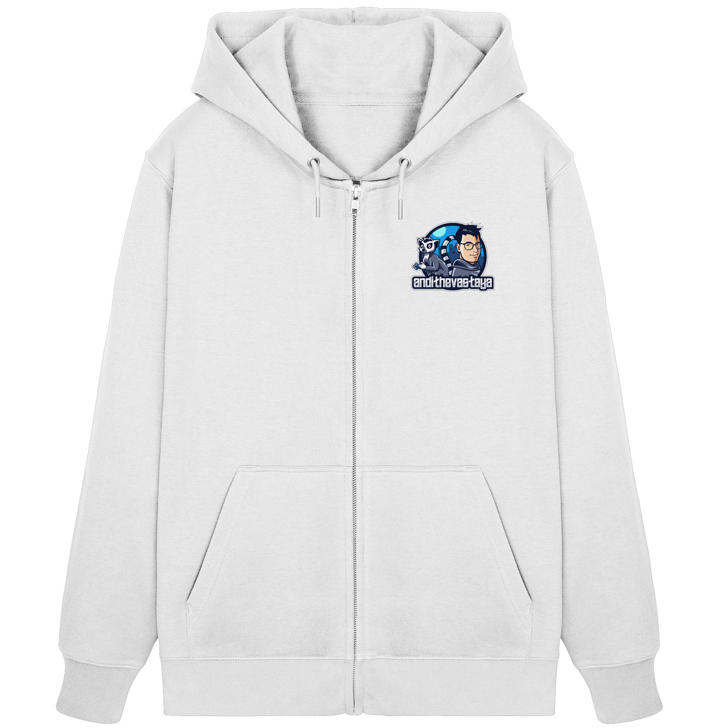 AndiDerLemur Logo - Organic Zipper
