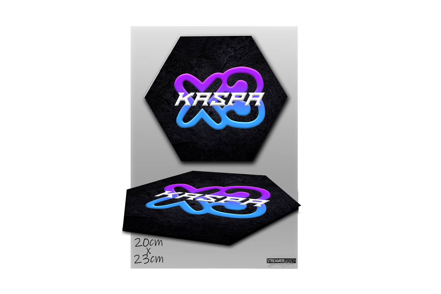 x3_kaspa Logo - StreamerPlates