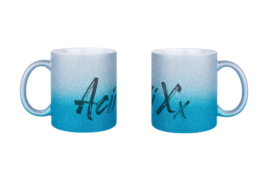 AciiXx Brushlogo - Glitzertassen