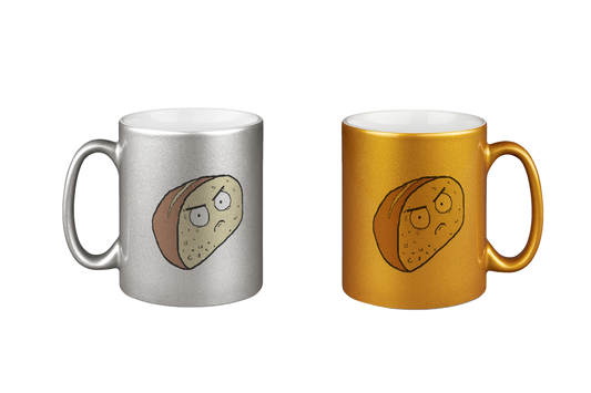 Aylana87 Brotkanten - Silber- und Goldtassen Bundle