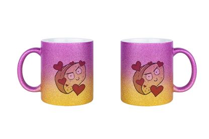 Aylana87 Herzbrot - Glitzertassen