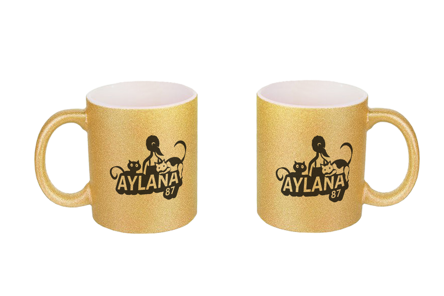 Aylana87 Logo - Glitzertassen
