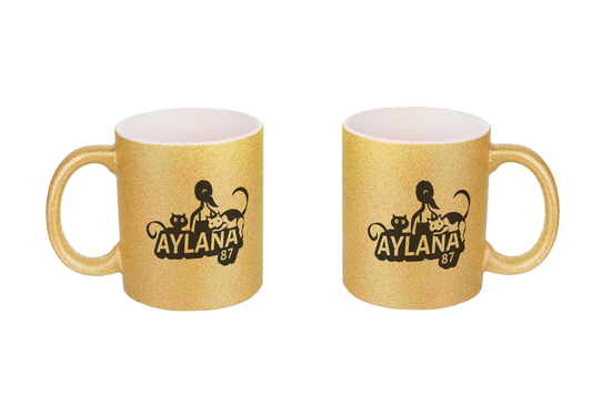 Aylana87 Logo - Glitzertassen