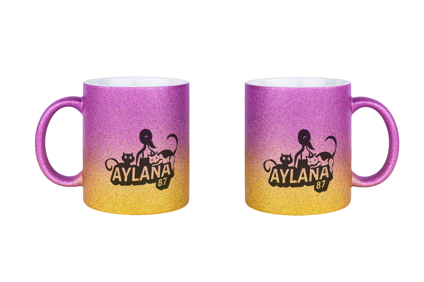 Aylana87 Logo - Glitzertassen