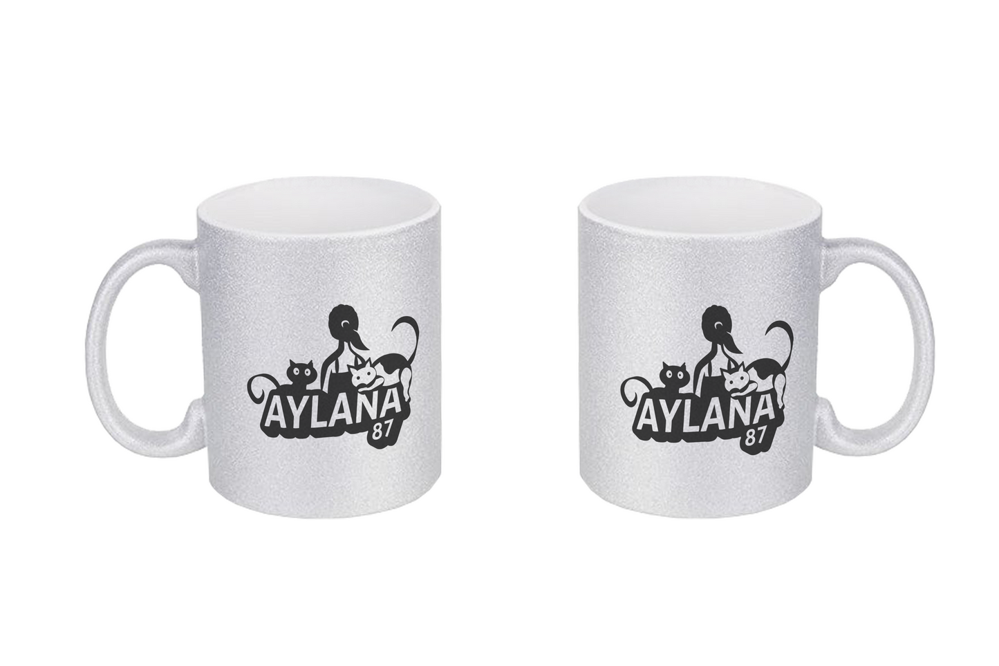 Aylana87 Logo - Glitzertassen