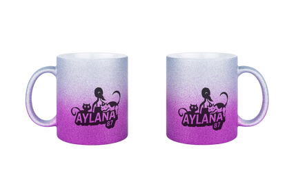 Aylana87 Logo - Glitzertassen