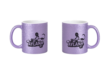 Aylana87 Logo - CrackleFinish Tassen
