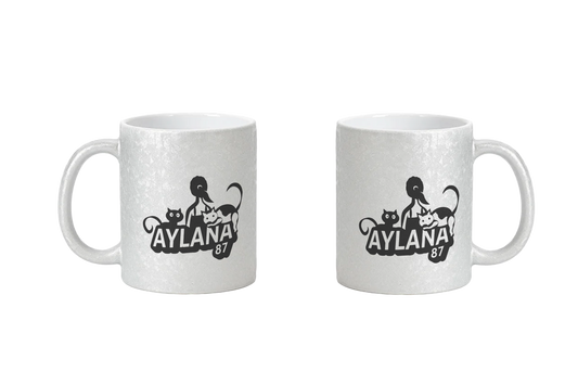 Aylana87 Logo - CrackleFinish Tassen