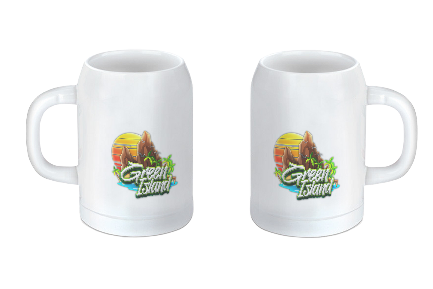 Greenislandndrp Logo - Tassen / Magic / XXL / Bierkrüge / Edelstahl