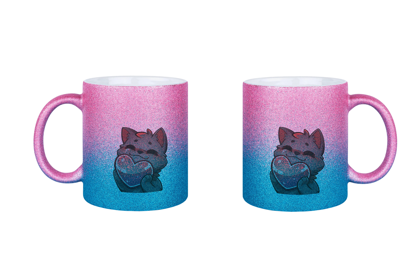 Blutwuff Heart - Glitzertassen
