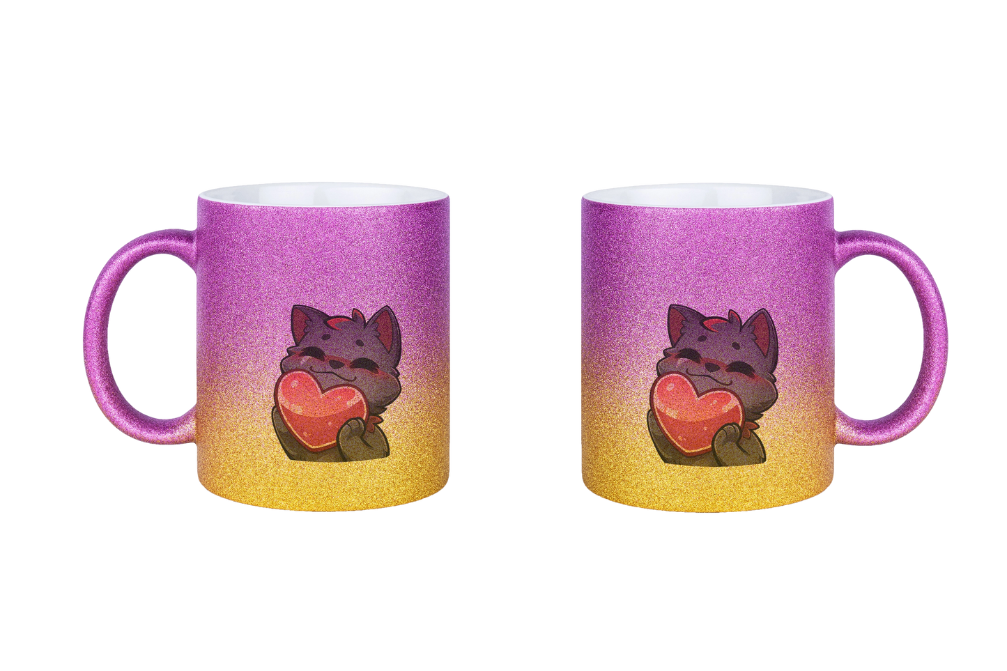 Blutwuff Heart - Glitzertassen