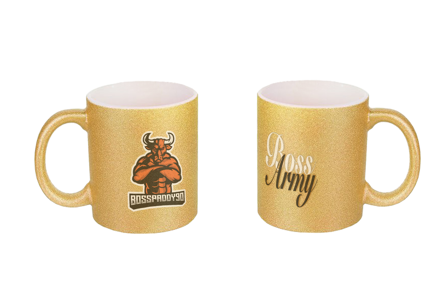 Bosspaddy90 Logo - Glitzertassen