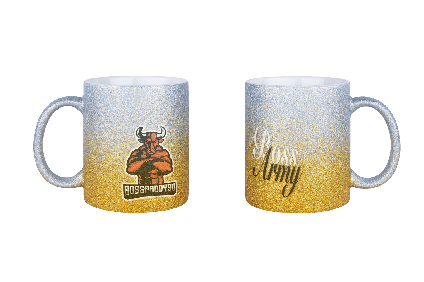Bosspaddy90 Logo - Glitzertassen