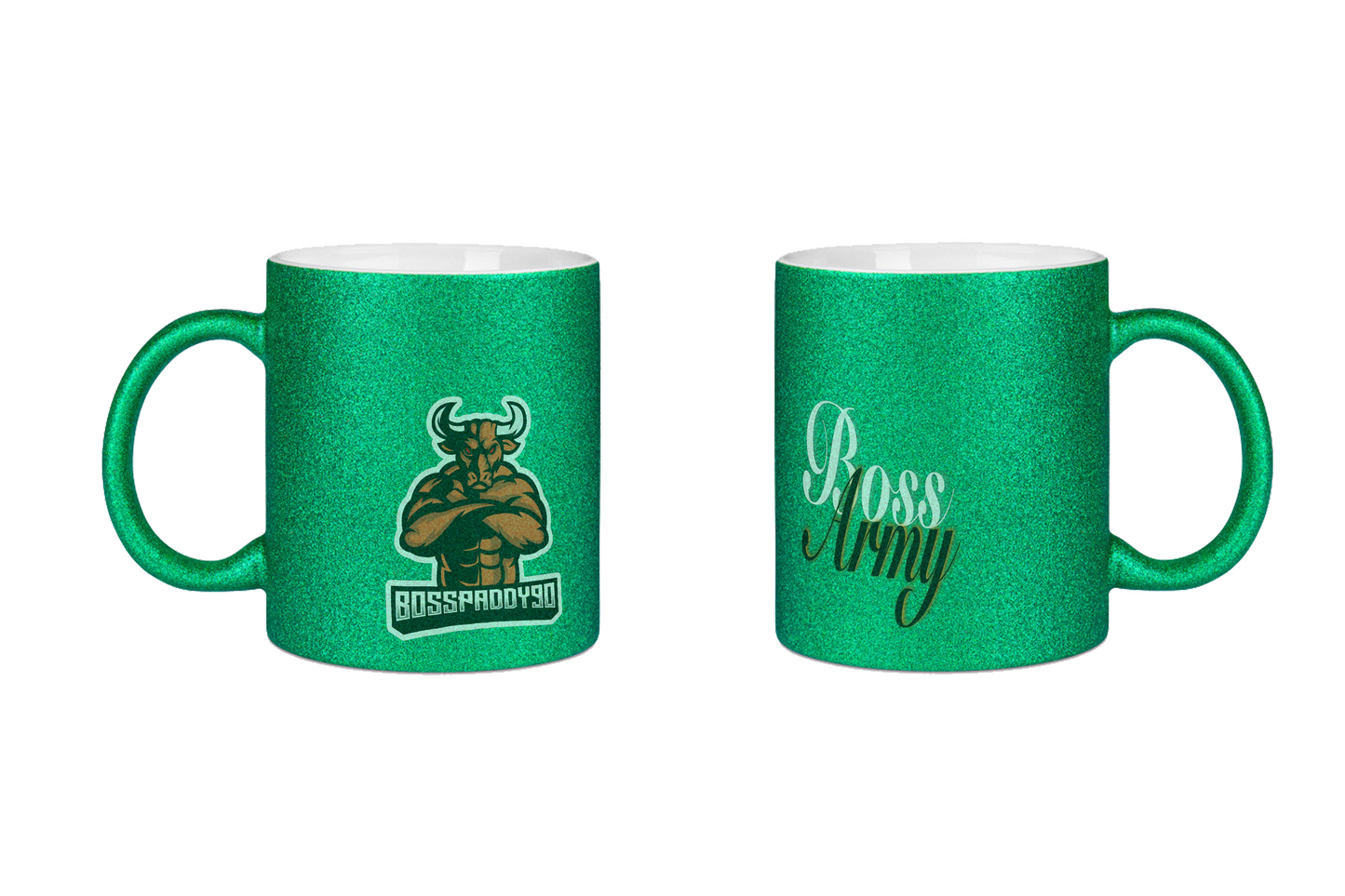 Bosspaddy90 Logo - Glitzertassen