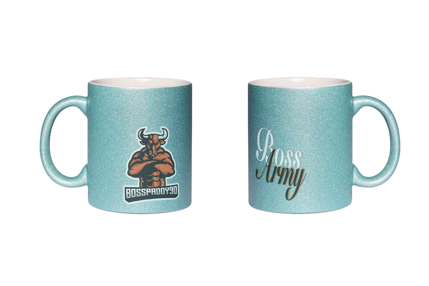 Bosspaddy90 Logo - Glitzertassen