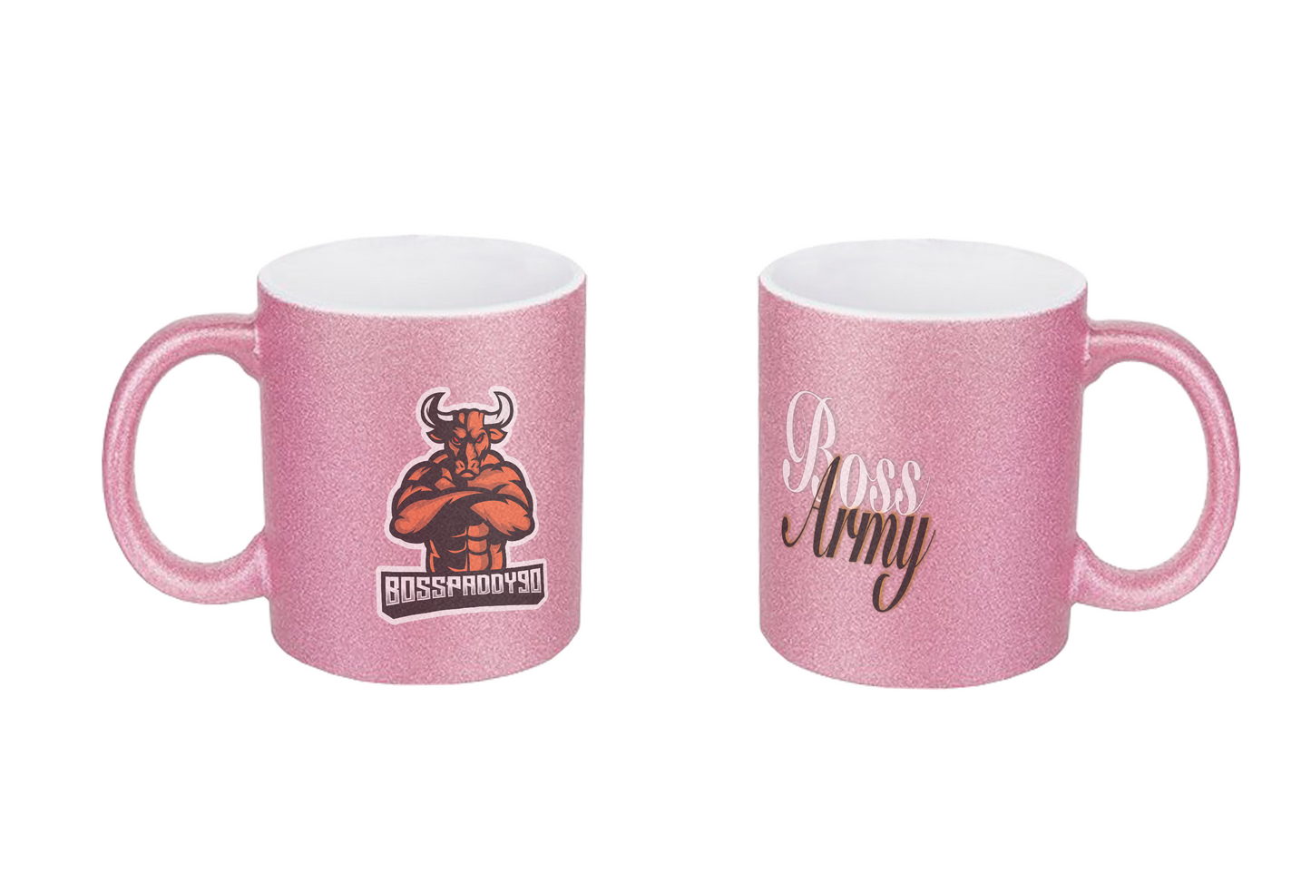Bosspaddy90 Logo - Glitzertassen