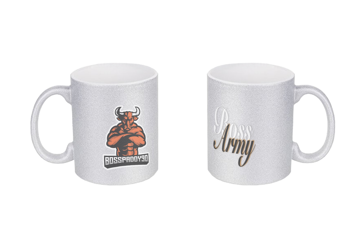 Bosspaddy90 Logo - Glitzertassen