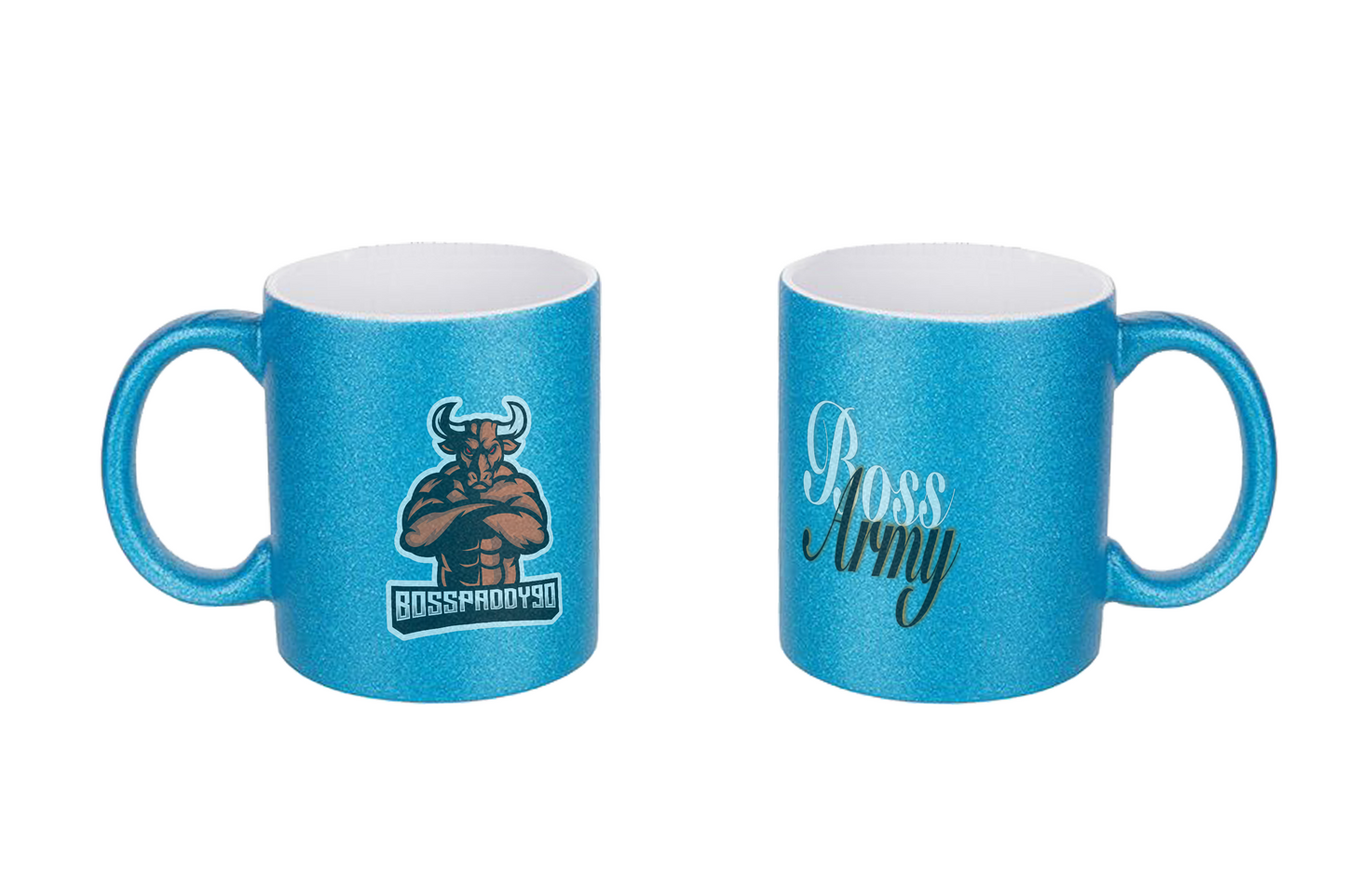 Bosspaddy90 Logo - Glitzertassen