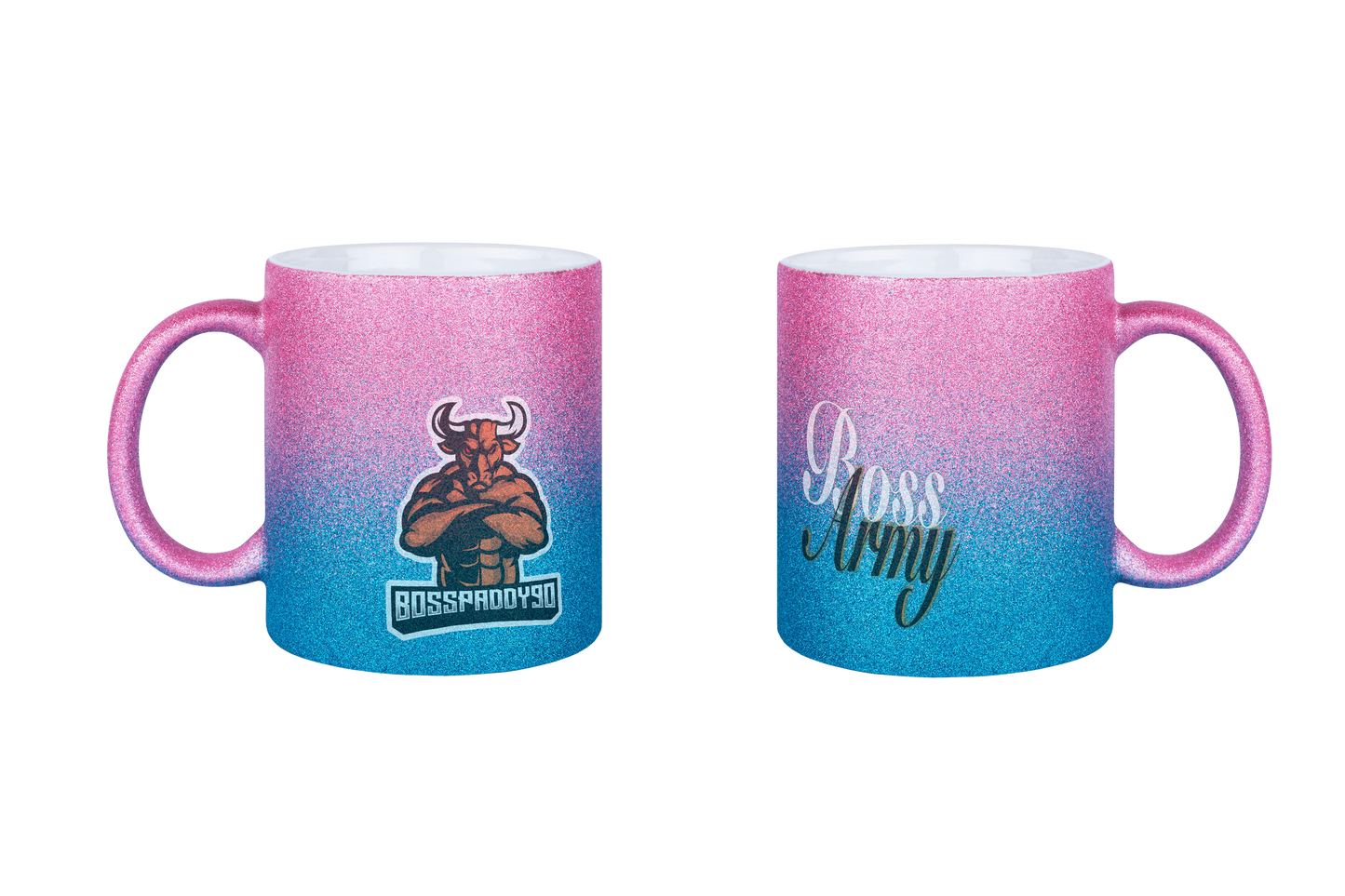 Bosspaddy90 Logo - Glitzertassen