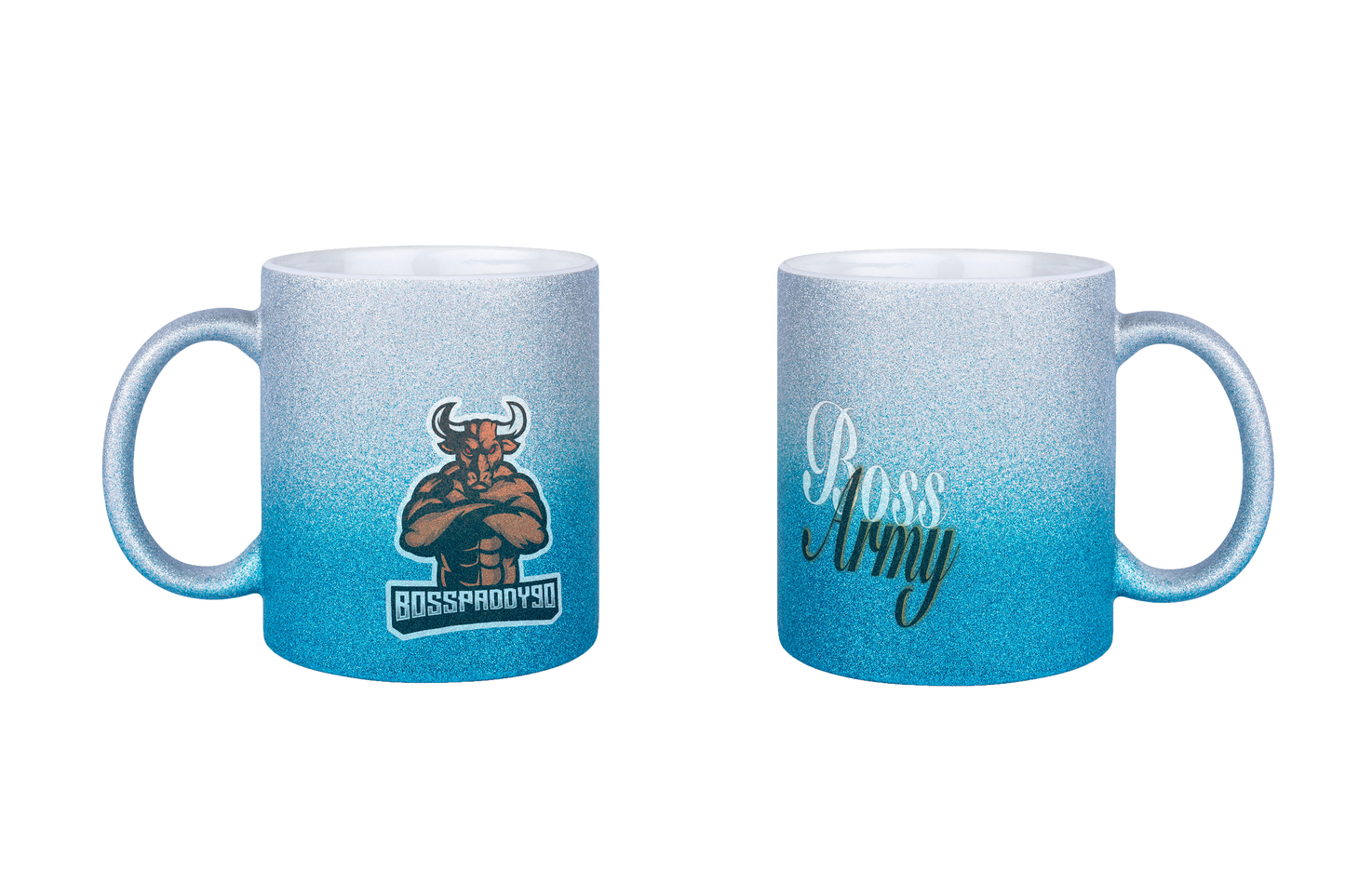 Bosspaddy90 Logo - Glitzertassen