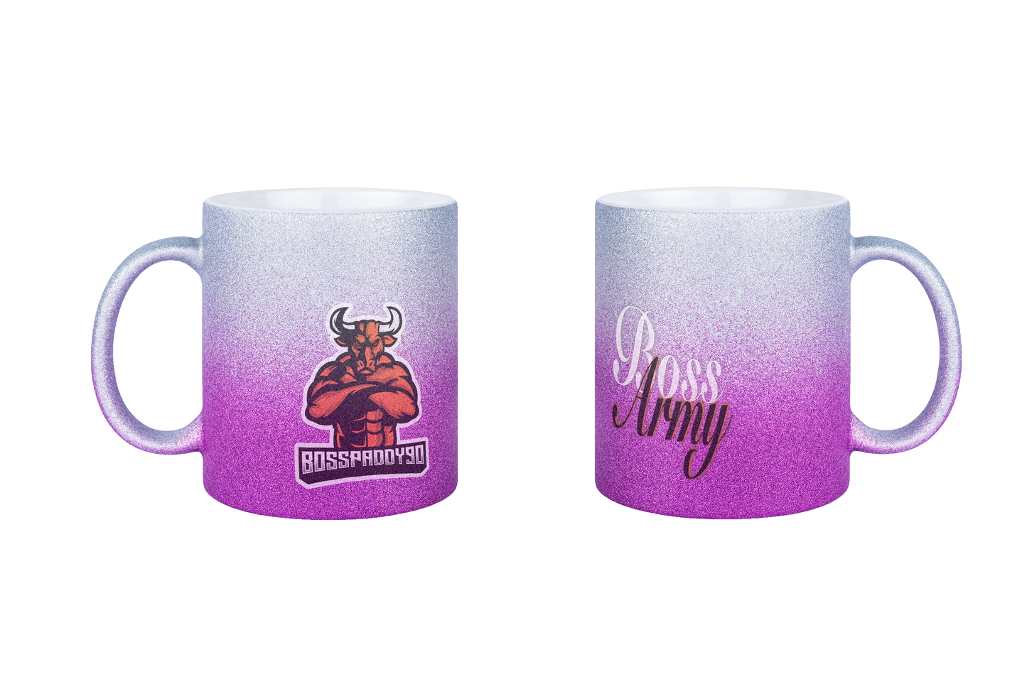 Bosspaddy90 Logo - Glitzertassen