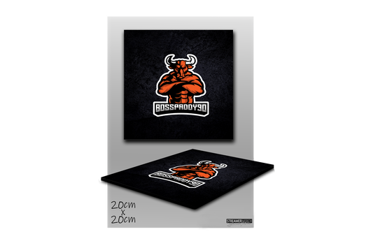 Bosspaddy90 Logo - StreamerPlates