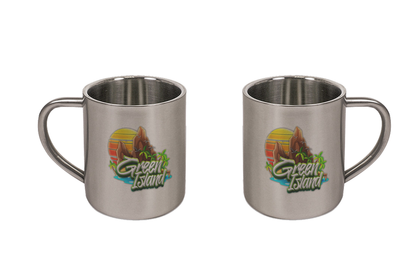 Greenislandndrp Logo - Tassen / Magic / XXL / Bierkrüge / Edelstahl