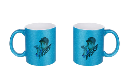 Fakeboy7 Logo - Glitzertassen